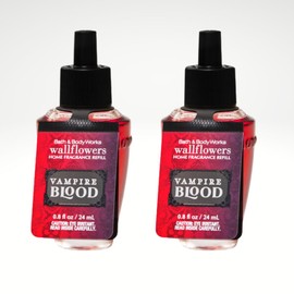 Bath and Body Vampire Blood Wallflowers Fragrance Refill 2-pack, 1.6 fl. oz. total (Packaging Label Style May Vary)