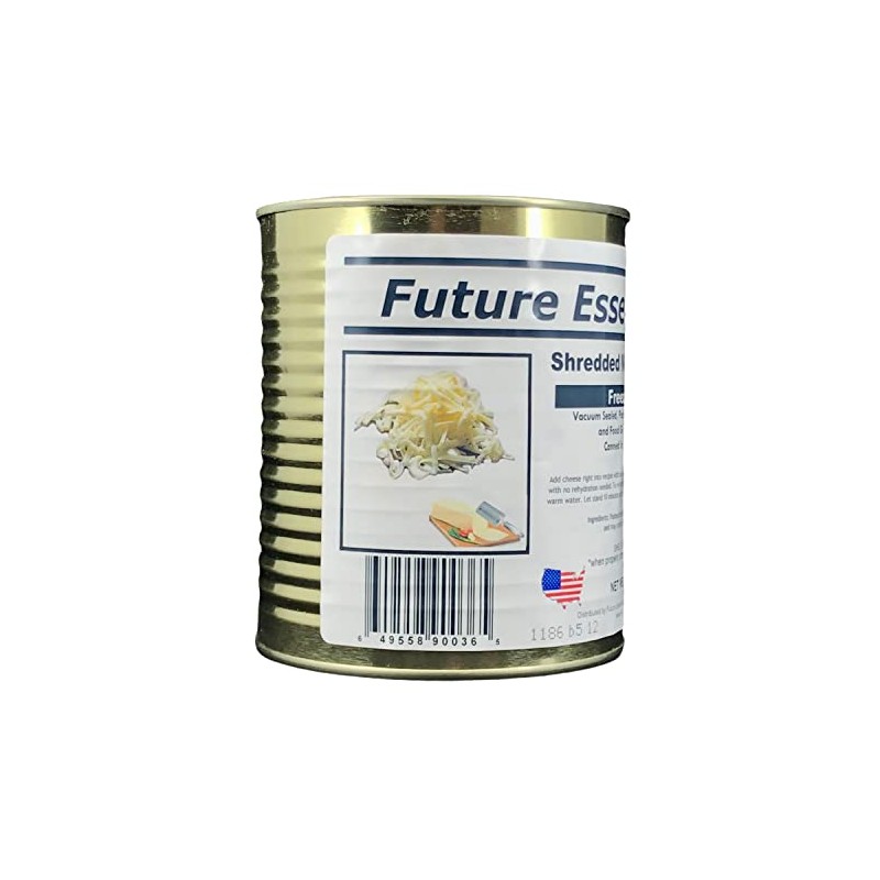 Future Essentials Shredded Monterey Jack Cheese | Freeze Dried |