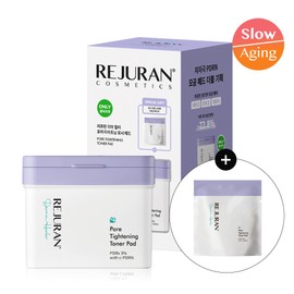 Rejuran [Pore c-PDRN/Skin Texture Reset] Rejuran Derma Healer Pore Tightening Toner Pads 60 Sheets Double Set (60 Sheets + 60 Refill)