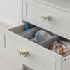 Asidrama 10 Pack Brushed Satin Nickel and Gold Cabinet Knobs,Kitchen