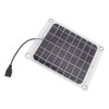 Solar Panel 10W USB Output Transparent Design Double Sided Power