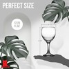 Red Co. Multipurpose Classic Stemmed Clear Wine Glasses, 12.25 fl