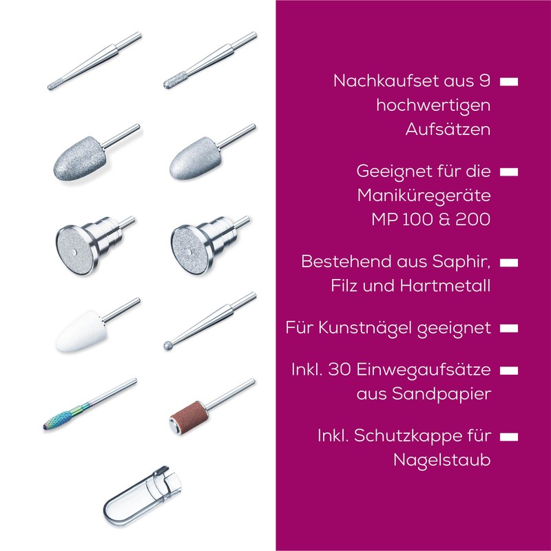Beurer MP 100/ MP 200 Replacement Kit for MP 100