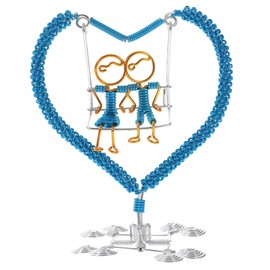 Operitacx Ornaments Dryer Vent Hose Garden Bells Decoration Small Wind Chimes Falcon Roof Vent Wind Chimes Outdoor Large Deep Tone Vent Cover Vents Blue Color Craft Aluminum Wire