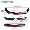 CNPAPC For Toyota Corolla Front Bumper Lip Spoiler Splitter 78.7"