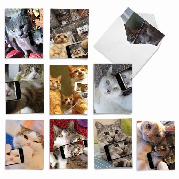 The Best Card Company 10 Assorted Thank You Notecards Bulk