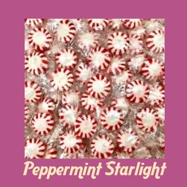 Classic Hard Candy Nostalgia Candy Bulk 3 LB Value Pack- Individually Wrapped Wrapper disk (Peppermint Starlights)