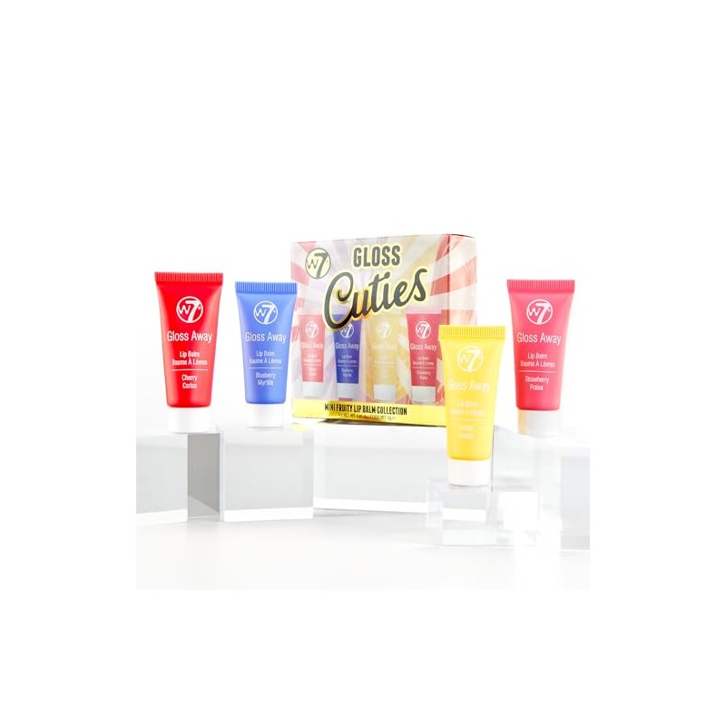 W7 Gloss Cuties - Mini Fruity Lip Balm Collection -