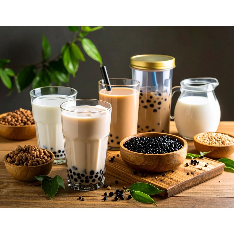 Tea Joy Classic & Brown Sugar Bubble Tea Home Kit