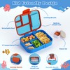QQKO Bento Box for Kids, Bento Box Adult Lunch Box,