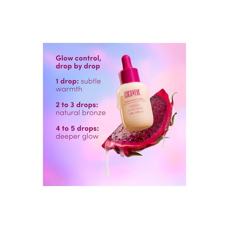 Coco & Eve Bronzing Face Drops - Self Tanning Face