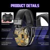 ZOHAN Electronic Shooting Earmuffs Built in Ambient Sound Amplifier, Hearing