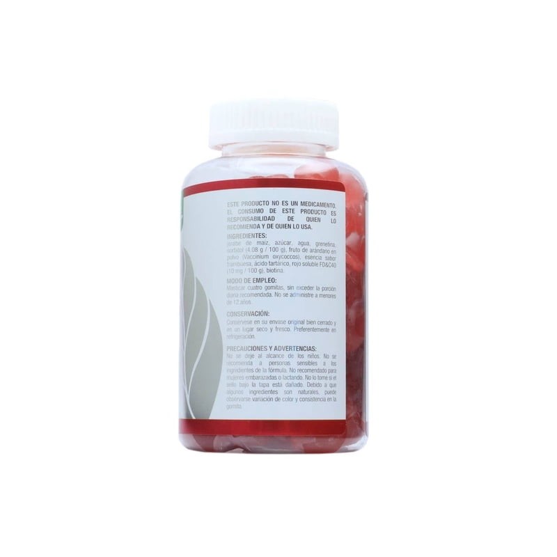 Suplemento alimenticio Olnatura Just biotina + arándano sabor frambuesa 120
