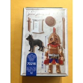 PLAYMOBIL ARIES,GREEK GOD,SPARTAN WARRIOR with WAR DOG,,Playmobil # 70216,NEW IN BOX