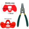 Weilan Pinless Peepers with Pliers Chickens Blinders Pheasant Poultry Spectacles