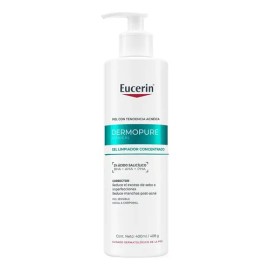 Eucerin Dermopure Gel Limpiador Facial Concentrado Piel Grasa Día/Noche 400ml