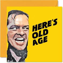 Stuff4 Funny Birthday Cards for Men and Women - All Work And No Birthdays, Birthday Card for Dad, Brother, Son, Grandad, Mother, Sister, Daughter, Grandma, 145mm x 145mm, Joke, Humor,