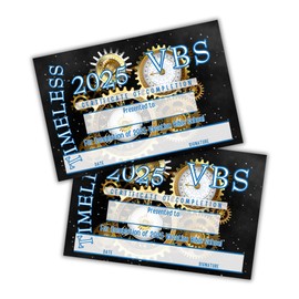 2025 VBS Certificate of Completion 50pk 9x6” Vacation Bible School Time Award Participation Bogard Sample Kit Bulk Supplies