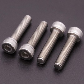 #8-32 x 3/4" Stainless Socket Head Cap Screws, 304 Stainless Steel 18-8, Allen Hex Drive, Full Thread Coverage, 50 Pack