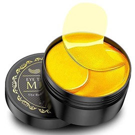NAZANO Parches Debajo De Los Ojos - 30 Pares - Mascarilla Oro 24K- Tratamientos Para Ojos Y Ojeras Inflados, Reduce Bolsas Debajo De Los Ojos Y