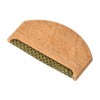 PATIKIL 75mm Wood Sweater Comb, 1 Pack Portable Mini Fuzz