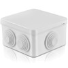 Waterproof Junction Box, 4 Pcs Square ABS Dustproof Weatherproof Outdoor