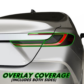 SlickMod PreCut Vinyl Smoke Tint for 2025-2026 Toyota Camry Tail Light (Light Smoke, 3. Taillight DRL Cutout)