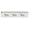 'Rainbow Zebra' 15cm (6 Inch) White Plastic Ruler (RL00057656)