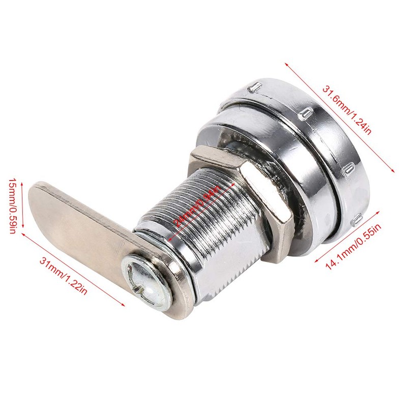 Mailbox Lock Combination Lock Password, 3 Digit Password Lock Code