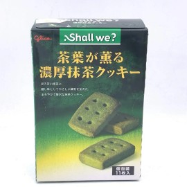 Glico Shall We ? The Scent Of Tea Leaves Rich Matcha Cookies 11pcs