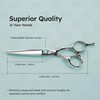 K9 Shears 6" Hair Scissors – Handcrafted, Ergonomic, VG10 Stainless