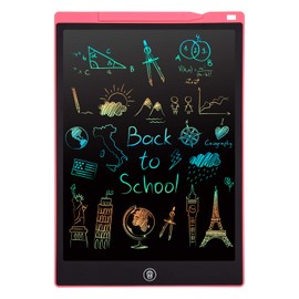 Drawing Tablet Toddler Toys for 3 4 5 7 8 Years Old Girls Boys, PINKCAT 12 Inch LCD Writing Board Sketching Doodle Pad, Early Education Drawing Board Learning Kids Toys for Christmas Birthday Gifts