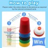 Unbranded Quick Stacking Cup Game, Classic Matching Speed Cup With