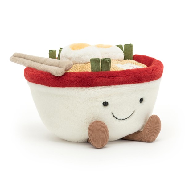 Jellycat Amuseables Ramen Stuffed Toy, 6.5 inches | Food Plush