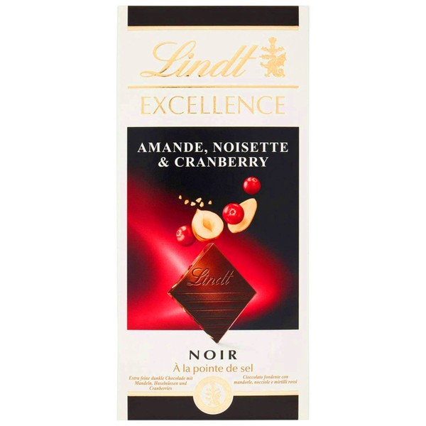 Lindt Excellence Cranberry, Almond & Hazelnut