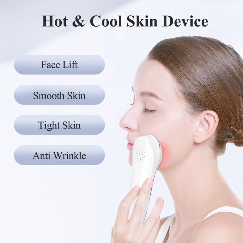 TOUCHBeaty AG-1389EU Hot and Cold Face Massage Device with Vibration