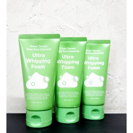 Ingredient Editor Green Tomato Deep Pore Cleansing Whipping Foam 120g 3pcs / 성분에디터 그린토마토 딥 포어 클렌징 휘핑폼 120g 3개