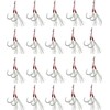 Assist Hooks Double 20 Pairs Metal Jig Hooks Step Rear