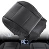 NLQR Front Driver Bottom Seat Cover Replacement Perforated Microfiber Leather
