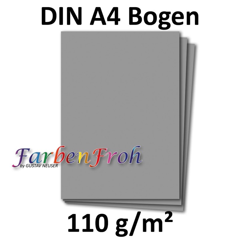 DIN A4 Writing Paper, Plano Sheet Craft Paper, 110 g/m²,
