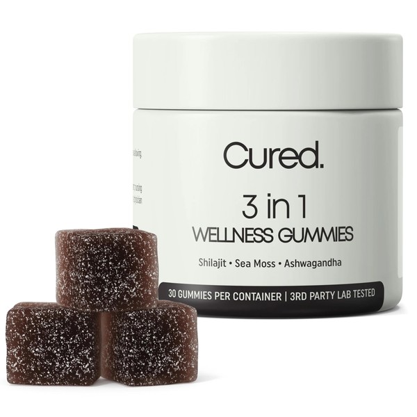 Cured 3 in 1 - Pure Himalayan Shilajit Gummies for