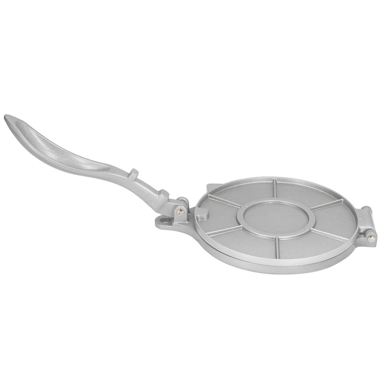 Tortilla Press 7.7in Rust Proof Aluminum Alloy Silver Heavy Duty