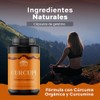 Cúrcuma Orgánica Curcumina Pimienta Negra Cápsulas 500 Suplemento Natural Azúcar