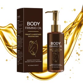 pewatul Body Firming Oil – Natural Hydrating & Tightening Body Oil for Arms, Legs, Stomach | Reduces Wrinkles, Boosts Elasticity | Fast-Absorbing, Non-Greasy Moisturizer – 3.38 fl oz-1PCS