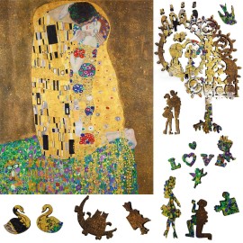 FoxSmartBox Wooden Jigsaw Puzzle for Adults by FoxSmartBox - 311 pieces - The Kiss