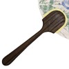 Maruken Uchiwa Summer Time Morning Glory Beige Approx. 10.2 x