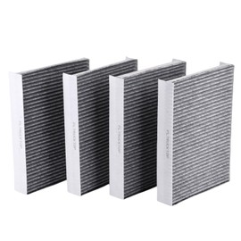 FLTRUCKTOP - Filtro de aire de cabina P606555 con carbón activado compatible con Volvo Truck VN 430 630 670 730 780 VNL 300 430 630 670 760 860 reemplaza 20435801, PA4681, AF. 45555555PA10187,49084