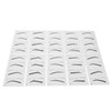Healvian 50pcs Eyebrow Stencil Eyebrow Shaping Stickers Brow Grooming Template
