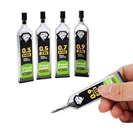 TOOLSTAR 150 Pcs Mechanical Pencil Leads 0.5mm 2 Hour Shatterproof Leads for Automatic Mechanical Pencils