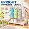 40oz Tumbler Water Bottle Organizer Rack, Metal Cup Holder and